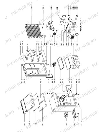 Схема №1 ARC05004 (F091971) с изображением Инструкция по эксплуатации для холодильной камеры Indesit C00359173