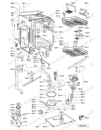 Схема №2 ADP 7530 IX с изображением Обшивка для посудомоечной машины Whirlpool 481245373105