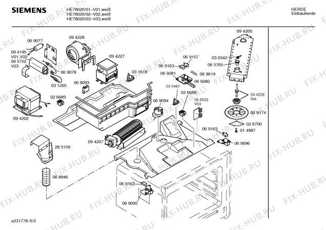 Схема №3 HE38020CC с изображением Ручка конфорки для духового шкафа Siemens 00068674