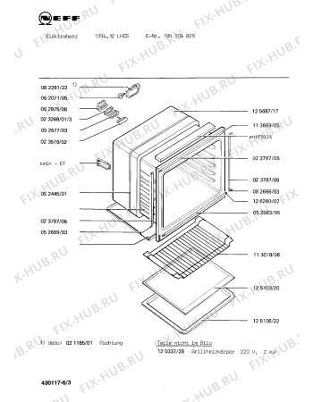 Схема №4 195303707 2394.11FG с изображением Ручка для плиты (духовки) Bosch 00126369