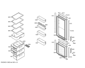 Схема №3 4KE3921A с изображением Панель для холодильной камеры Bosch 00438610