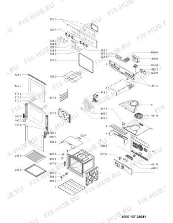 Схема №1 AKP 732 IX с изображением Панель для электропечи Whirlpool 481010728086