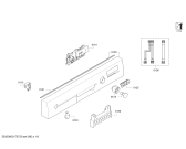 Схема №6 SN25D200EU с изображением Панель управления для посудомойки Siemens 00741498