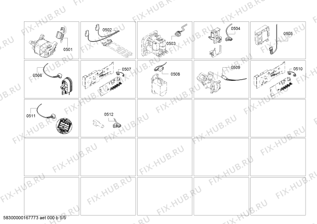 Взрыв-схема стиральной машины Profilo CM1020DTR Super 7 - Схема узла 05