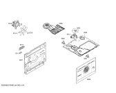 Схема №1 HBN311S1J с изображением Панель управления для электропечи Bosch 00702511