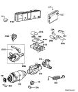 Схема №3 F55200VI0 с изображением Микромодуль для электропосудомоечной машины Aeg 973911566015021