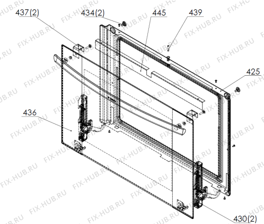 Взрыв-схема вытяжки Gorenje O850 A46002002 NO   -SS B-I (182599, A46002002) - Схема узла 03