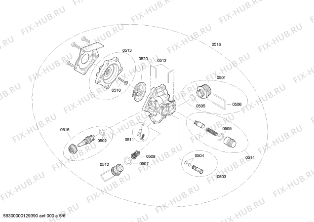 Схема №3 WR18P23 с изображением Клапан для бойлера Bosch 00428010