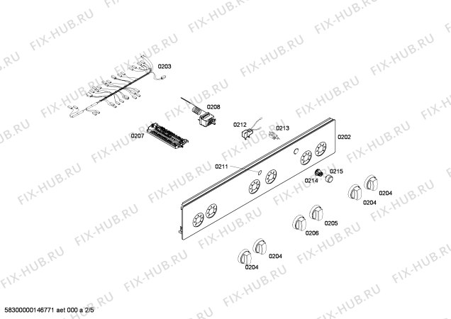 Схема №4 HR523210T с изображением Ручка переключателя для электропечи Siemens 00619558