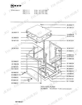Схема №3 195305828 1074.41PS с изображением Уплотнитель для духового шкафа Bosch 00023316
