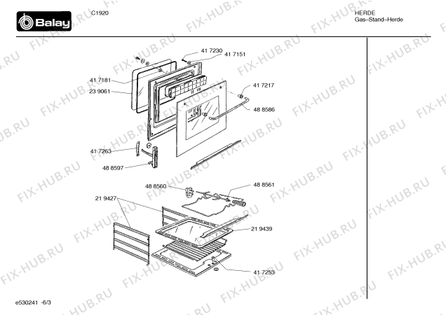 Схема №4 C1920 с изображением Кнопка для духового шкафа Bosch 00417253