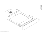 Схема №1 HSC140P61B с изображением Крышка для плиты (духовки) Bosch 00647299