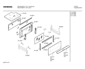 Схема №6 HB91520GB с изображением Панель управления для духового шкафа Siemens 00299202