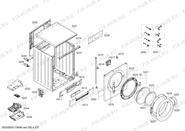 Схема №5 WM10S3N8TI с изображением Ручка для стиральной машины Siemens 00653200