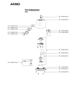 Схема №2 FP1508B1/BA0 с изображением Винт (гайка) для кухонного комбайна Seb FS-9100018394