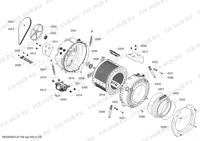 Схема №2 WKD28540EE с изображением Кнопка для стиралки Bosch 00620055