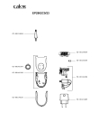 Схема №1 EP2902C0/23 с изображением Часть корпуса для электроэпилятора Calor CS-00146399