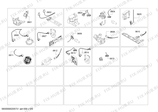 Схема №5 WAT28530 с изображением Панель управления для стиралки Bosch 11023156