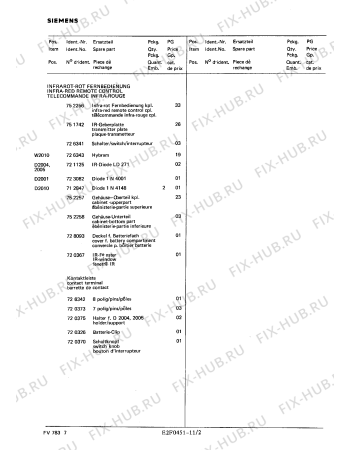 Взрыв-схема телевизора Siemens FV7837 - Схема узла 03