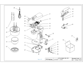 Схема №1 JUNIOR CHEF KENWOOD AUSTRALIA с изображением Кнопка для кухонного комбайна ARIETE AT6115570200