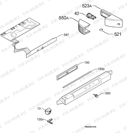 Взрыв-схема холодильника Aeg Electrolux SN71840-4I - Схема узла Diffusor