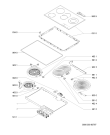 Схема №1 AKM975BA01 (F091868) с изображением Запчасть для плиты (духовки) Indesit C00328962