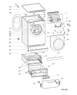 Схема №2 AQ82L09CTK (F078512) с изображением Заслонка для стиральной машины Indesit C00296570