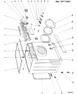 Схема №1 AI1457MTUK (F006515) с изображением Клавиша для стиралки Indesit C00043563