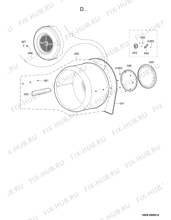 Схема №4 TRW 6070 LI BK с изображением Электропроводка для стиралки Whirlpool 480112100856