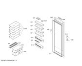 Схема №2 3FCL1650 с изображением Дверь для холодильника Bosch 00245626