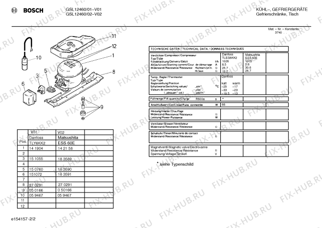 Схема №2 GSL12460 с изображением Дверь для холодильника Bosch 00218845