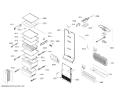 Схема №6 KAD92AI20A с изображением Дверь для холодильника Bosch 00715357