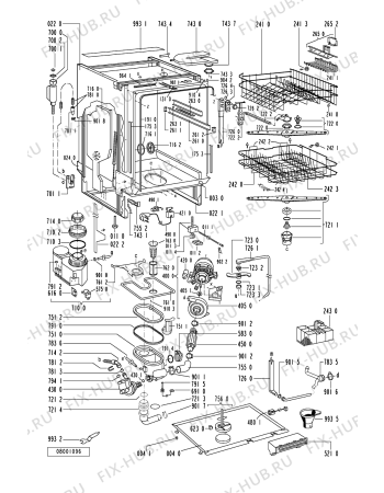 Схема №2 ADG 9540/3 NB с изображением Обшивка для посудомоечной машины Whirlpool 481245370272