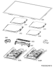 Схема №1 HK654200XB CF3 с изображением Керамическая поверхность для духового шкафа Aeg 5613030112
