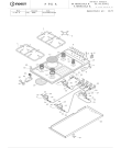 Схема №1 P941AIX (F023860) с изображением Железный лист для духового шкафа Indesit C00076500