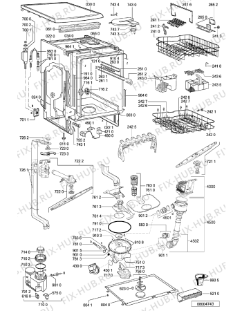 Схема №2 GSF PRESTIGE с изображением Панель для посудомоечной машины Whirlpool 481245373358
