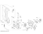 Схема №4 SMS58T22GB tp3 с изображением Передняя панель для электропосудомоечной машины Bosch 11007827