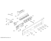 Схема №3 E16I64N3 Mega EI 1664 N с изображением Панель управления для плиты (духовки) Bosch 00744988