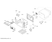 Схема №4 B6754S0 с изображением Дисплейный модуль для плиты (духовки) Bosch 00444278