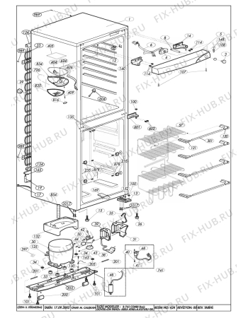 Схема №3 BEKO CNE 32100 X (7202548793) с изображением Электропроводка для холодильника Beko 1100234221