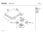Схема №1 CM3004 с изображением Стеклокерамика для плиты (духовки) Bosch 00204303