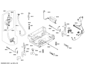 Схема №4 SMI53M64EU с изображением Передняя панель для посудомоечной машины Bosch 00701615
