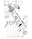 Схема №2 AWL 512 F с изображением Пружина бака для стиралки Whirlpool 481949238125