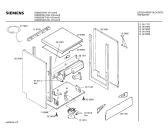 Схема №4 SN38350SK с изображением Панель для электропосудомоечной машины Siemens 00289015