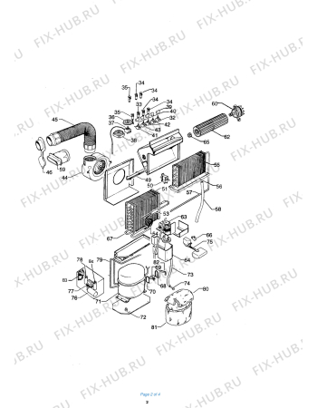 Схема №2 PEC 65 с изображением Панель для климатотехники DELONGHI 535259