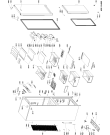 Схема №1 BSNF 9352 OX с изображением Дверца для холодильника Whirlpool 481010848129