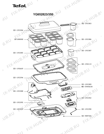 Схема №1 YG652824/350 с изображением Другое для биойогуртницы Tefal SS-193387