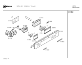Схема №1 B1583W0 MEGA 4585 с изображением Панель управления для плиты (духовки) Bosch 00295382