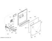 Схема №6 SGI55M06FF с изображением Передняя панель для посудомойки Bosch 00439612