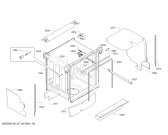 Схема №3 SMI40E55IL SilencePlus made in Germany с изображением Передняя панель для посудомойки Bosch 00791385